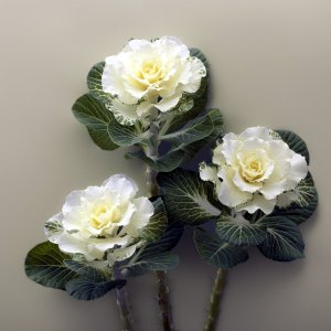 Brassica Flare White